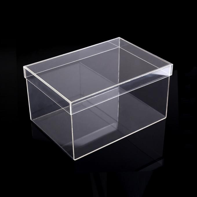 एक्रिलिक ड्रॉप फ्रंट शोकेस जूता डिस्प्ले box.jpg साफ़ करें