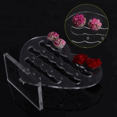 एक्रिलिक मेकअप आभूषण प्रसाधन सामग्री विस्तार किट Earring प्रदर्शन स्टैंड