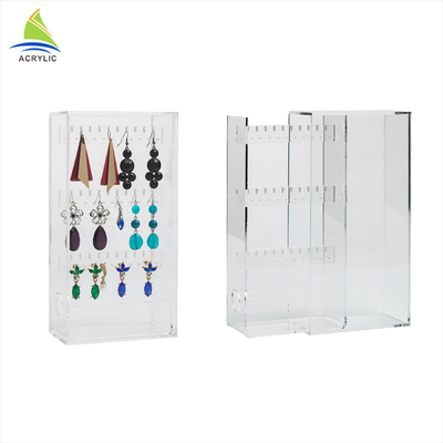 सुरुचिपूर्ण एक्रिलिक आभूषण प्रदर्शन Plexiglass डिजाइन डेस्कटॉप गहने प्रदर्शन रैक