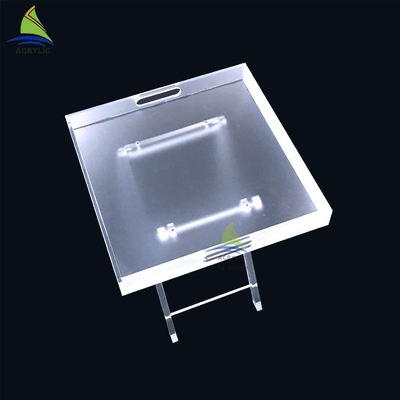 Innoxious कस्टम एक्रिलिक फर्नीचर स्क्रब Plexiglass साइड कॉफी टेबल