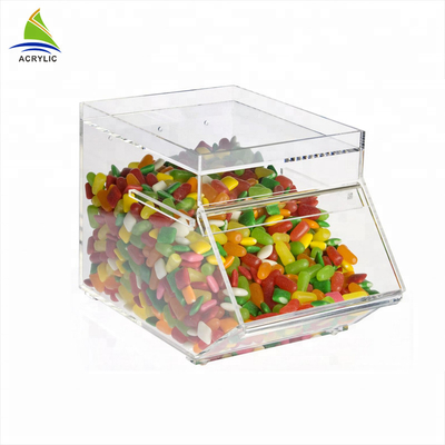 सुरुचिपूर्ण छोटे एक्रिलिक मीठे प्रदर्शन Plexiglass मीठे बॉक्स चिकना सतह
