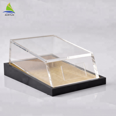 उच्च Plexiglass भंडारण पैकेजिंग बॉक्स कस्टम स्क्वायर एक्रिलिक Ginseng बॉक्स
