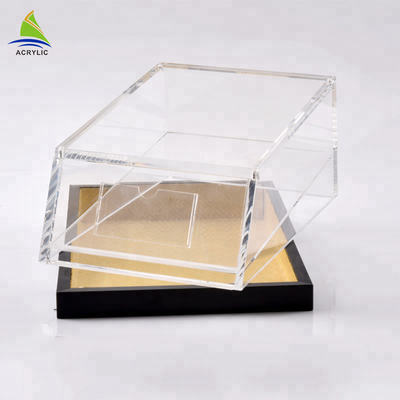 उच्च Plexiglass भंडारण पैकेजिंग बॉक्स कस्टम स्क्वायर एक्रिलिक Ginseng बॉक्स