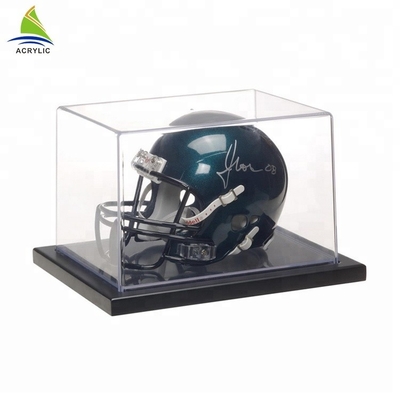 बड़े एक्रिलिक डिस्प्ले बॉक्स Plexiglass एक्रिलिक सॉकर बॉल गेम डिस्प्ले केस