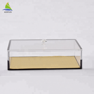 एम्बॉसिंग काउंटरटॉप एक्रिलिक स्टोरेज बॉक्स गिफ्ट गिन्सेंग बॉक्स रेशम स्क्रीन प्रिंटिंग
