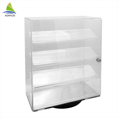 खुदरा एक्रिलिक प्रदर्शन मामले फ़्लोर Plexiglass प्रदर्शन कैबिनेट केस क्रिस्टल पॉलिशिंग