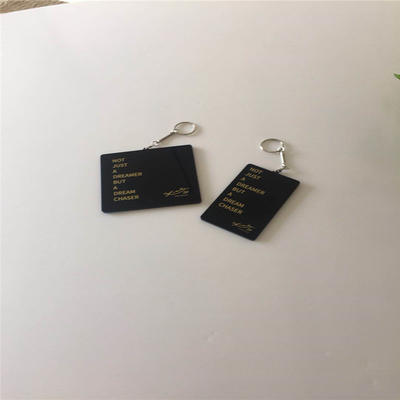 फैशन उपहार कस्टम ऐक्रेलिक Keychains विज्ञापन उपहार के लिए साफ करने के लिए आसान है