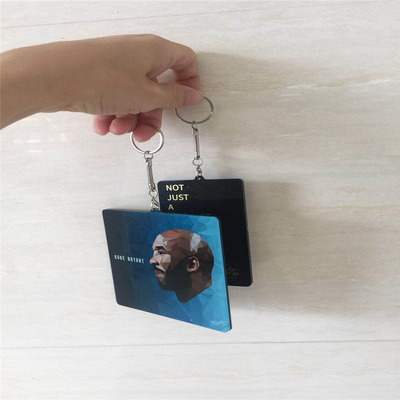 फैशन उपहार कस्टम ऐक्रेलिक Keychains विज्ञापन उपहार के लिए साफ करने के लिए आसान है